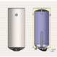 Водонагрівач Eldom Eureka 80 Slim 2x1 kw WV08039D